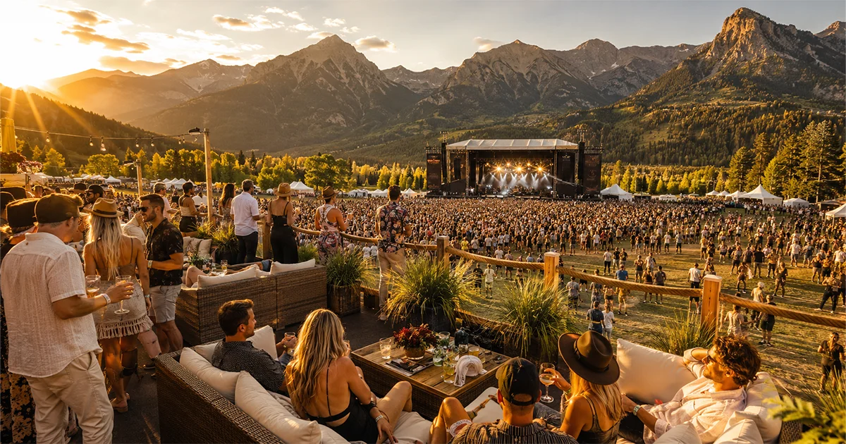 JAS Labor Day Experience 2026 outdoor festival crowd Snowmass Town Park Colorado